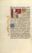 Saint Nicholas; Poncher Hours, about 1500. Creator: Master of Jacques de Besancon.