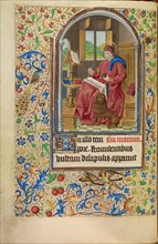 Saint Mark; Book of Hours, about 1466-1470. Creator: Master of Jacques of Luxembourg.