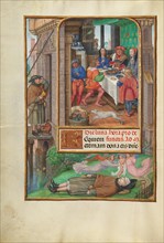 The Feast of Dives; Spinola Hours, about 1510-1520. Creator: Master of James IV of Scotland.