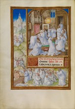 Pentecost; Spinola Hours, about 1510-1520. Creator: Master of James IV of Scotland.