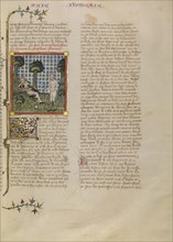 Jeremiah's Vision of a Young Man, about 1360-1370. Creator: Master of Jean de Mandeville.