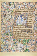 Initial G: The Assumption of the Virgin; Hours of Simon de Varie, 1455. Creator: Master of Jean Rolin II.