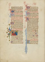 Initial L: Saint Anastasia; Missal, between about 1389 and 1400. Creator: Master of the Brussels Initials.