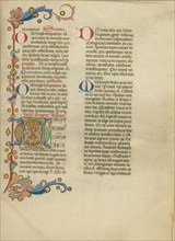 Decorated Initial G; Missal, between about 1389 and 1400. Creator: Master of the Brussels Initials.