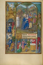 The Visitation; Spinola Hours, about 1510-1520. Creator: Master of the Dresden Prayer Book.