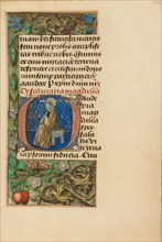 Initial G: Mary Magdalene; Crohin-La Fontaine Hours, (about 1480-1485?). Creators: Master of the Dresden Prayer Book, Workshop of the Master of the Dresden Prayer Book.