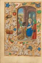 The Adoration of the Magi; Crohin-La Fontaine Hours, (about 1480-1485?). Creators: Master of the Dresden Prayer Book, Workshop of the Master of the Dresden Prayer Book.