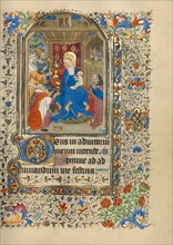 The Adoration of the Magi; Book of Hours, about 1420-1430. Creator: Master of the Harvard Hannibal.