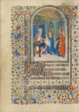 The Presentation in the Temple; Book of Hours, about 1420-1430. Creator: Master of the Harvard Hannibal.