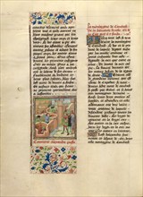 The Founding of Alexandria-in-Caucaso; Livre des fais d'Alexandre le grant, about 1470-1475. Creator: Master of the Jardin de vertueuse consolation.