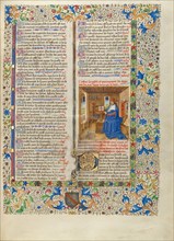 Varro in His Study; Cité de Dieu, about 1440-1450. Creator: Master of the Oxford Hours.