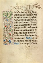 Decorated Text Page; Prayer Book of Charles the Bold, 1469. Creator: Nicolas Spierinc.