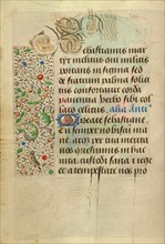 Decorated Text Page; Prayer Book of Charles the Bold, 1469. Creator: Nicolas Spierinc.