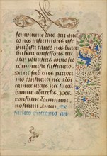 Decorated Text Page; Prayer Book of Charles the Bold, 1469. Creator: Nicolas Spierinc.