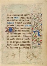 Decorated Text Page; Prayer Book of Charles the Bold, 1469. Creator: Nicolas Spierinc.