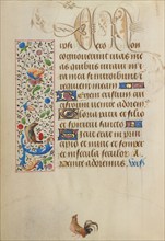 Decorated Text Page; Prayer Book of Charles the Bold, about 1471. Creator: Nicolas Spierinc.