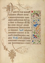 Decorated Text Page; Prayer Book of Charles the Bold, about 1471. Creator: Nicolas Spierinc.