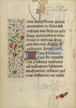 Decorated Text Page; Prayer Book of Charles the Bold, about 1471. Creator: Nicolas Spierinc.