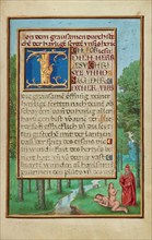 Border with the Creation of Eve; Prayer Book of Cardinal Albrecht of Brandenburg, about 1525-1530. Creator: Simon Bening.