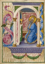 Saint Gregory; Gualenghi-d'Este Hours, about 1469. Creator: Taddeo Crivelli.