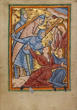 The Massacre of the Innocents; Illustrated Vita Christi, with devotional..., about 1190-1200. Creator: Unknown.