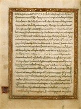 Decorated Text Page; Gospel Lectionary, early 9th century. Creator: Unknown.