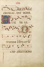 Decorated Initial A: Decorated Initial D; Gradual, about 1460-1480. Creator: Unknown.