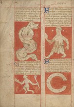 Constellation; Astronomical and Medical Miscellany, late 14th century, shortly after 1386. Creator: Unknown.