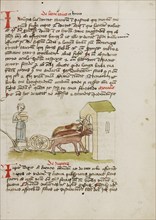 A Farmer with an Open Treasure Chest; Fables, third quarter of 15th century. Creator: Unknown.