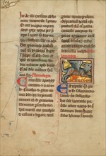 A Salamander; De Natura Avium; De Pastoribus et Ovibus, 1277 or after. Creator: Unknown.