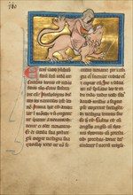 Samson Fighting a Lion; De Natura Avium; De Pastoribus et Ovibus, 1277 or after. Creator: Unknown.