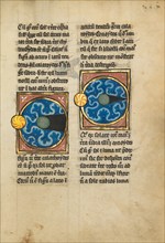 Two Diagrams with the Sun and the Moon; De Natura Avium; De Pastoribus et Ovibus, 1277 or after. Creator: Unknown.