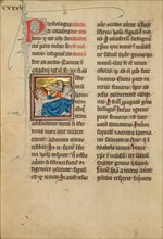 Caladrius Birds; A Plover; De Natura Avium; De Pastoribus et Ovibus, 1277 or after. Creator: Unknown.