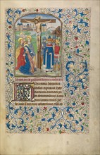 The Crucifixion; Arenberg Hours, early 1460s. Creator: Willem Vrelant.