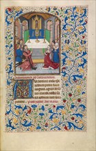 The Adoration of the Eucharist; Arenberg Hours, early 1460s. Creator: Willem Vrelant.