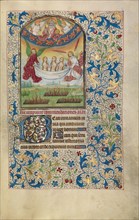 The Last Judgment; Arenberg Hours, early 1460s. Creator: Willem Vrelant.