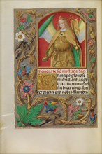 Saint Michael; Spinola Hours, about 1510-1520. Creator: Workshop of Master of the First Prayer Book of Maximilian.