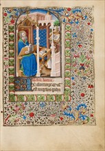 Saint Luke; Book of Hours, about 1440-1450. Creator: Workshop of the Bedford Master.