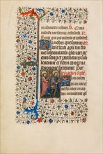 Saint Philip with an Axe and Saint James as a Pilgrim; Book of Hours, about 1440-1450. Creator: Workshop of the Bedford Master.