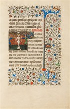 Saint Sebastian; Book of Hours, about 1440-1450. Creator: Workshop of the Bedford Master.