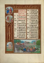 May Calendar Page: Music Making: Gemini; Spinola Hours, about 1510-1520. Creator: Workshop of the Master of James IV of Scotland.