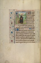 Saint Anthony; Arenberg Hours, early 1460s. Creator: Workshop of Willem Vrelant.