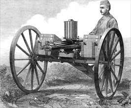 The Gatling Gun, 1872. Creator: Unknown.