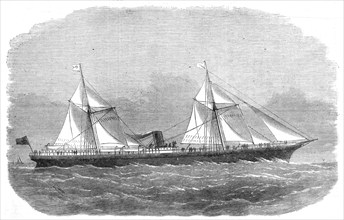 The Calcutta and China New Line ship Vibilia, 1872. Creator: Unknown.