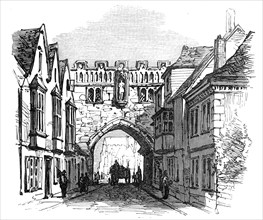 Gate, High-Street, Salisbury, 1872. Creator: Unknown.