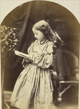 Portrait of a Young Girl Reading, about 1860. Creator: Oscar Gustav Rejlander.