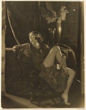 Portrait of a Reclining Woman in a Suggestive Pose, about 1922. Creator: Francis Joseph Bruguiere.