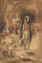 Study for 'Sir David Baird Discovering the Body of Tipu Sahib', about 1834-1836. Creator: David Wilkie.