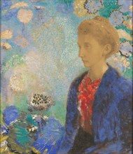 Baronne de Domecy, about 1900. Creator: Odilon Redon.