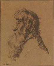 Head of an Old Man, about 1616. Creator: Jacob III de Gheyn.